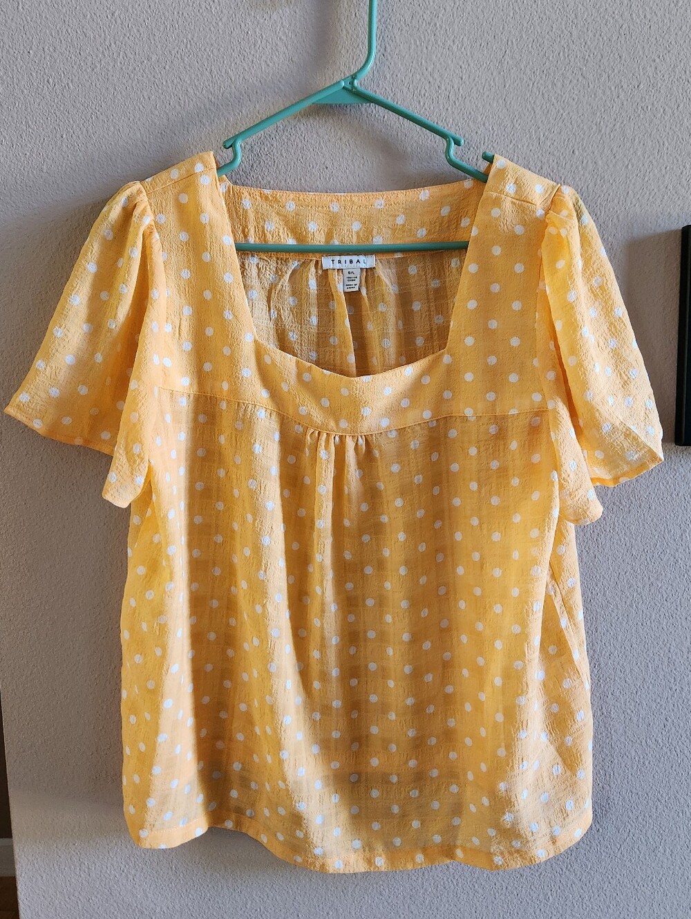 Tribal Orange Blouse L